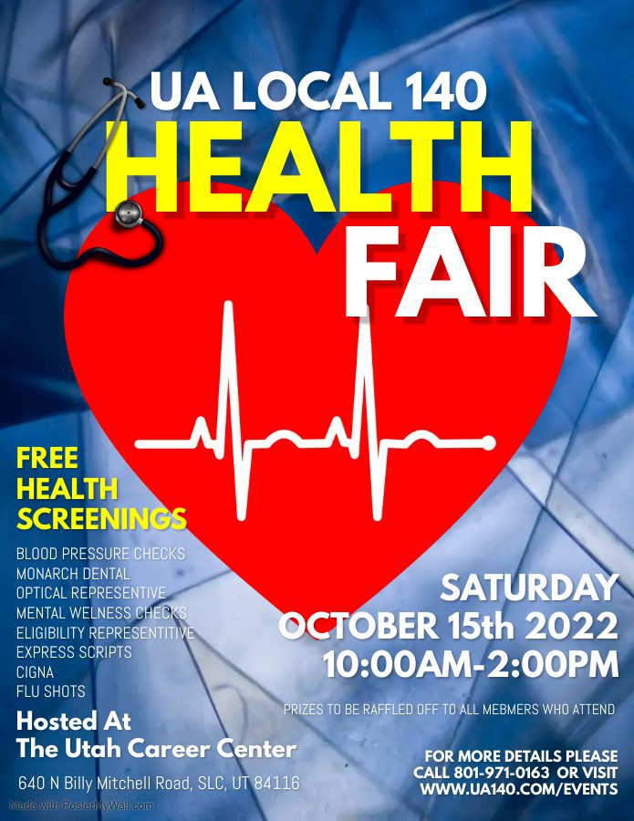 UA Local 140 Health Fair